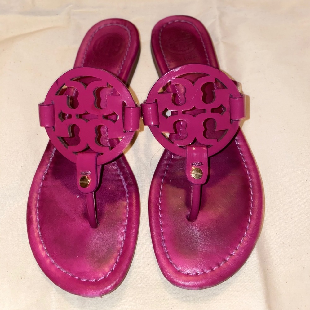 Pink Tory Burch Miller Sandals